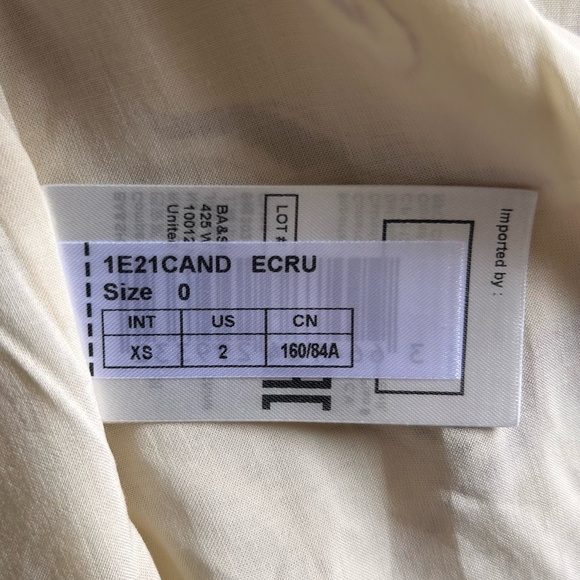 BA&SH Candice Wrap Midi Dress | Printed Crepe de Chine | Size 2 (0) | NWT - Picture 16 of 16